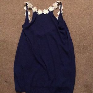 Blue sunflower dress